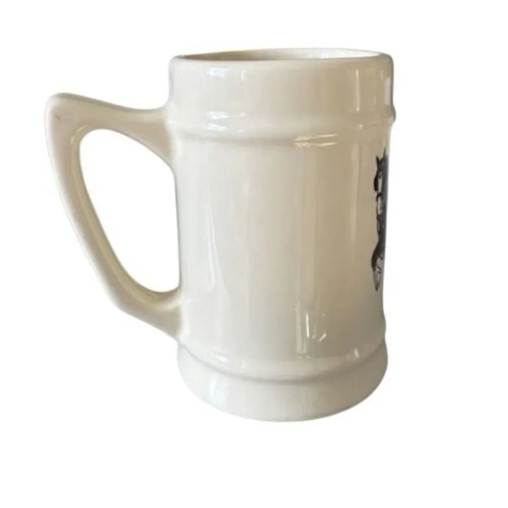Budweiser Champion Clydesdales Vintage Ceramic Stein Mug